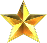 A gold star