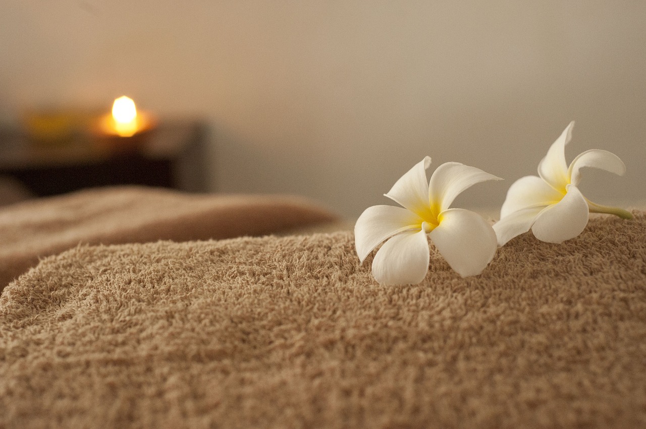 Photo of a towel with flowers